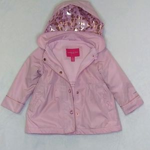 London Fog Pink Rain Jacket for Girl 2T